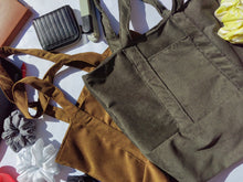 Load image into Gallery viewer, Grey Corduroy Tote Bag