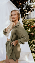 Load image into Gallery viewer, Khaki Green Loungewear Set