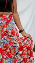 Load image into Gallery viewer, Toucan Long Wrap Skirt