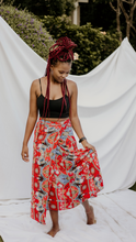 Load image into Gallery viewer, Toucan Long Wrap Skirt