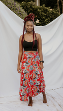 Load image into Gallery viewer, Toucan Long Wrap Skirt
